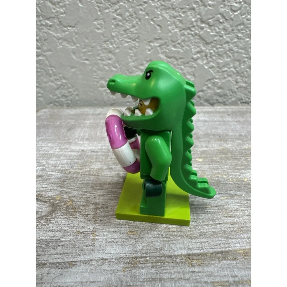 $8 🌙 Crocodile Costume Fan Alligator Series 28 71051 CMF LEGO Mini Fig NWOB